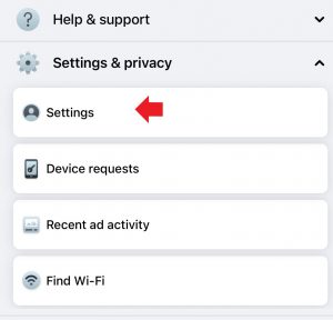 Facebook Settings