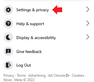 Facebook Settings & Privacy